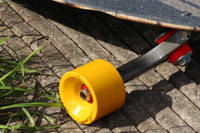 Lemon Yellow Pigmented Skateboard Wheel Thumbnail